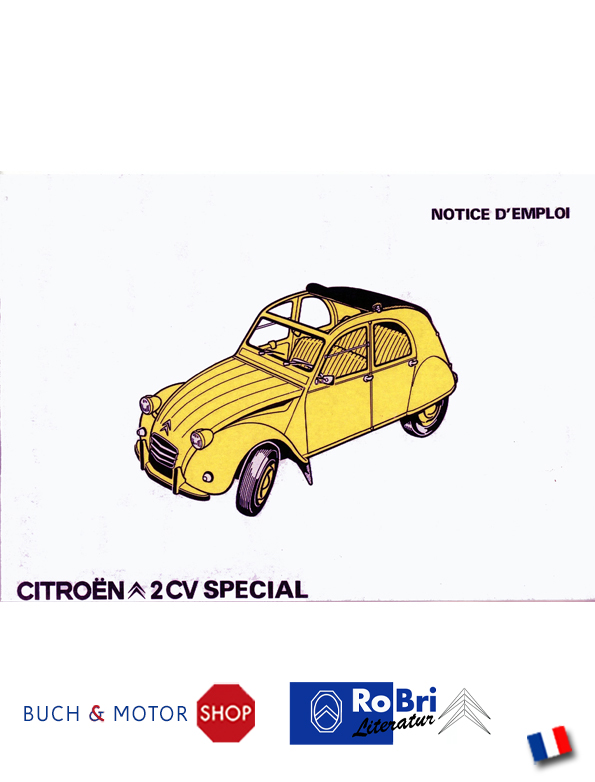 CitroÃ«n 2CV Notice d\'emploi 1977 Special